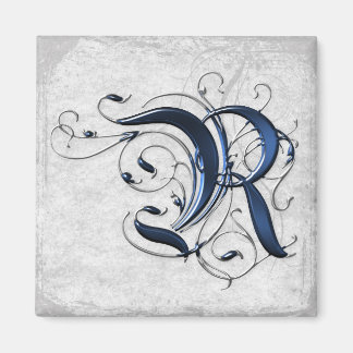 Vintage Initial R Magnet