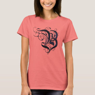 Vintage Initials B T-Shirt