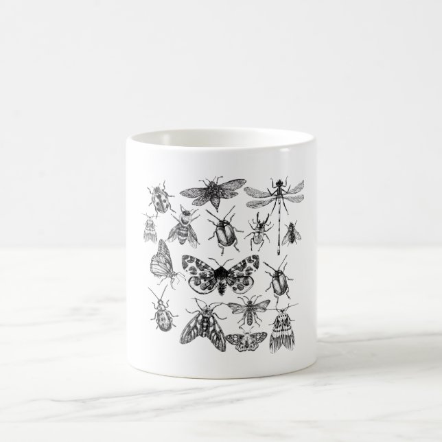 Vintage Insects Coffee Mug (Center)