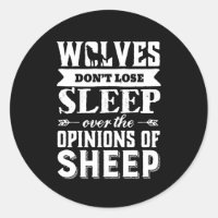 Vintage Inspirational Motivation Quote Wolves