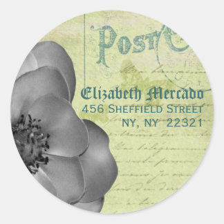 Vintage Inspired Address Envelope Seal