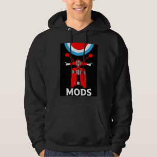 Vintage Inspired British Mods And Rockers Hoodie