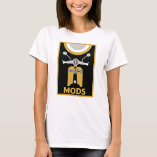 Vintage Inspired British Mods And Rockers T-Shirt