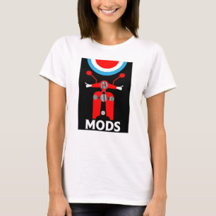 Vintage Inspired British Mods And Rockers T-Shirt