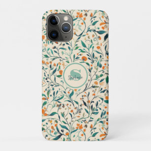 Vintage-Inspired Colourful Paisley Leaf Pattern (3 Case-Mate iPhone Case