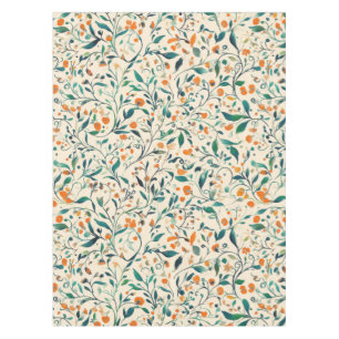 Vintage-Inspired Colourful Paisley Leaf Pattern (3 Tablecloth