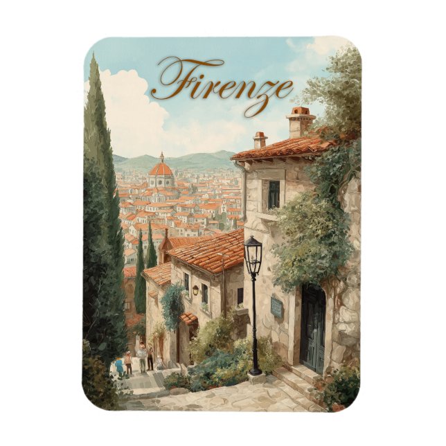 Vintage-Inspired Florence Magnet (Vertical)