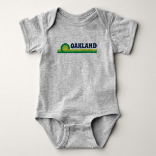 Vintage-Inspired Oakland Love Baby Unisex Bodysuit
