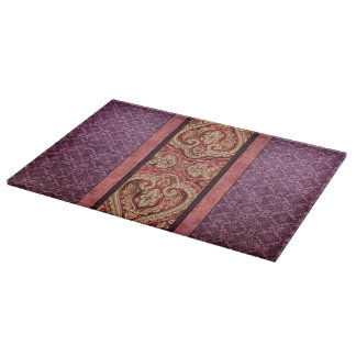 Vintage Inspired Renaissance Silk Tapestry Cutting Board