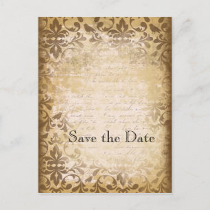 Vintage Inspired Save the Date Postcards