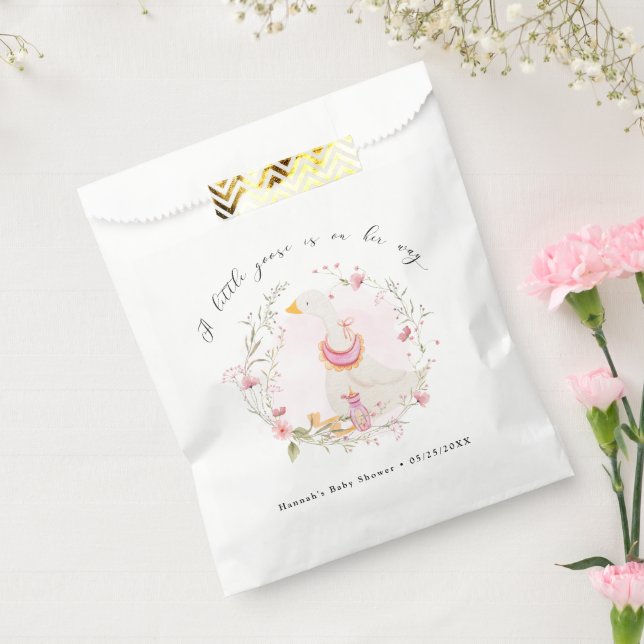 Vintage inspired Silly Goose Baby Favour Bags (Sealed)