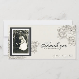 Vintage Inspired Thank You Card