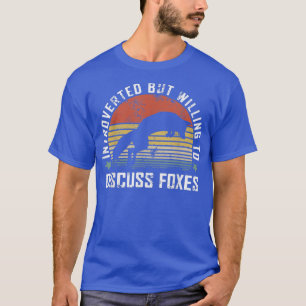 Vintage Introverted Funny Foxes Lovers Fox T-Shirt