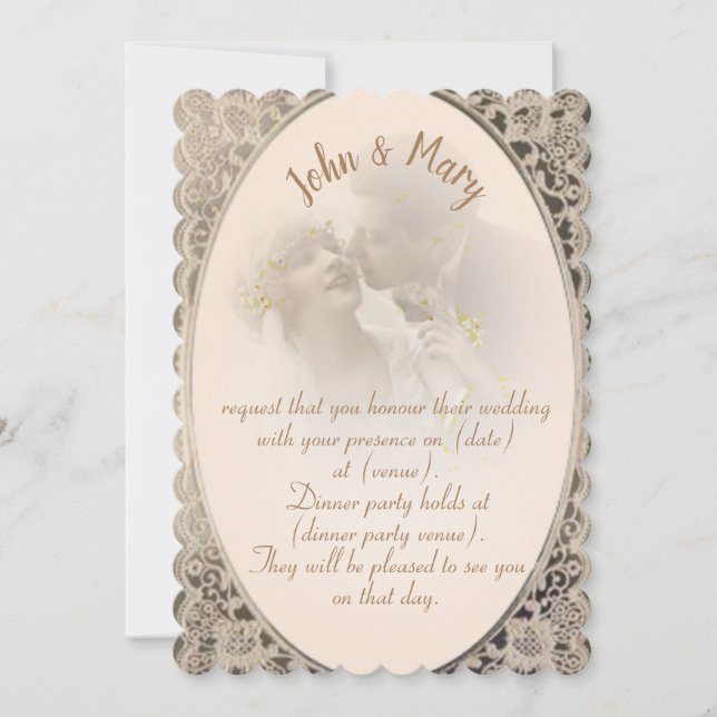 Vintage  invitation (Front)