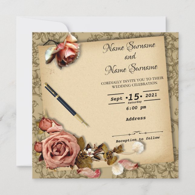 Vintage Invitation (Front)