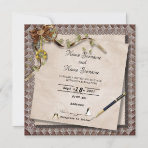 Vintage Invitation