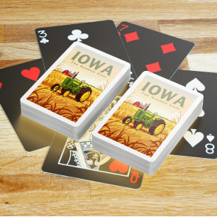 Vintage Iowa Playing Cards