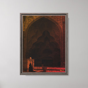 Vintage Iran Isfahan friday Mosque Canvas Print