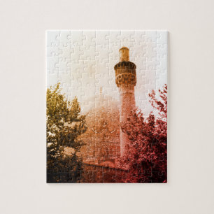 Vintage Iran Isfahan royal mosque Jigsaw Puzzle