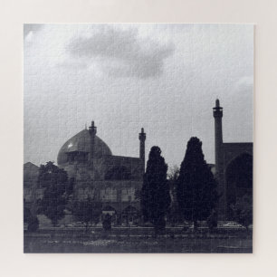 Vintage Iran Isfahan shah mosque Jigsaw Puzzle