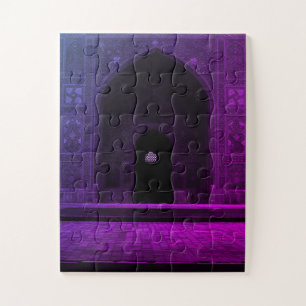 Vintage Iran Isfahan west iwan Imam Mosque Jigsaw Puzzle