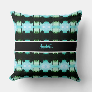 Vintage Iran Qom Mosque of Fatima Cushion