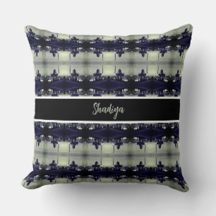 Vintage Iraq Baghdad Buniya Mosque 1970 Cushion