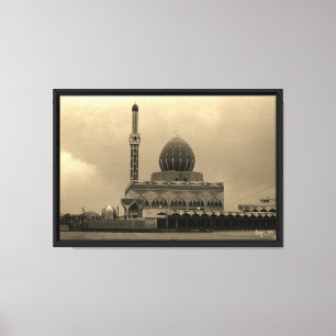 Vintage Iraq Baghdad Buniya Mosque Canvas Print