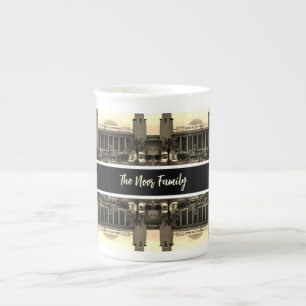 Vintage Iraq Baghdad central railway station 1970  Bone China Mug