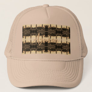 Vintage Iraq Baghdad central railway station Trucker Hat