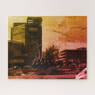 Vintage Iraq Baghdad fountain Jigsaw Puzzle