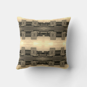 Vintage Iraq Baghdad museum Cushion