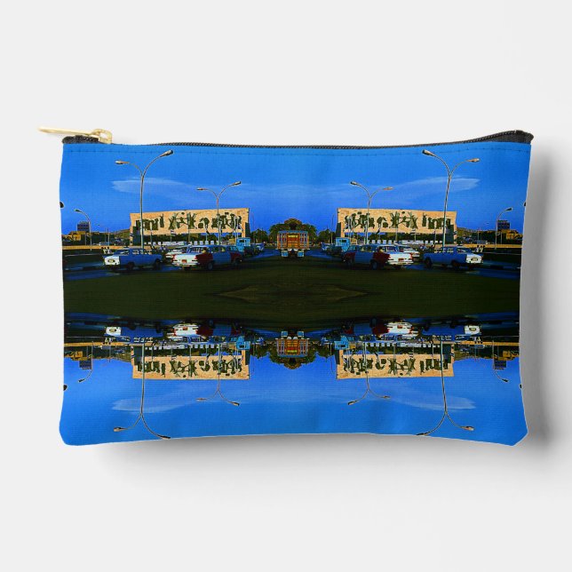 Vintage Iraq Baghdad tahrir square  Accessory Pouch (Front)