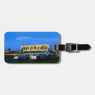 Vintage Iraq Baghdad tahrir square Luggage Tag