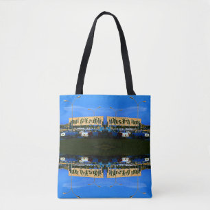 Vintage Iraq Baghdad tahrir square Tote Bag