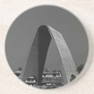 Vintage Iraq Baghdad Unknown Soldier Arch 1970 Coaster