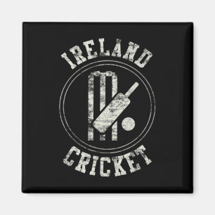 Vintage Ireland Cricket Logo Magnet
