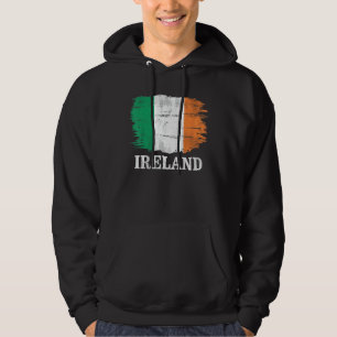 Vintage Ireland Flag Hoodie