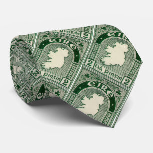 VIntage Ireland postage stamp, 1922 Tie