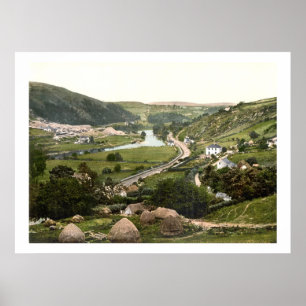Vintage Ireland print, Avoca County Wicklow Poster