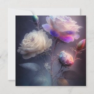Vintage Iridescent Glow Flowers