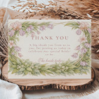 Vintage Iris And Bellflower Garden Bridal Shower