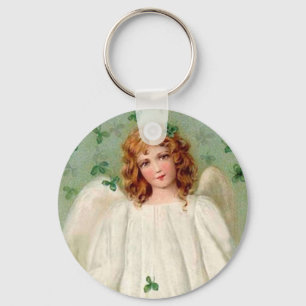 Vintage Irish Angel keychain