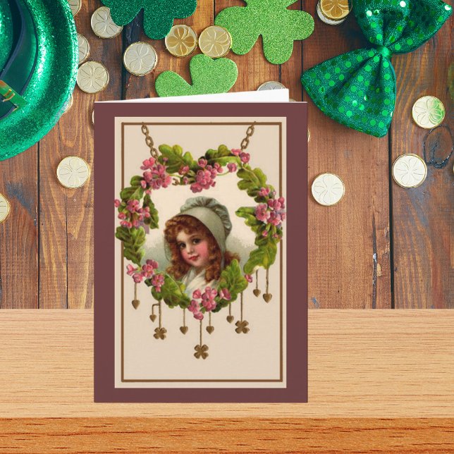 Vintage Irish Girl Card (Vintage Irish Girl Card)
