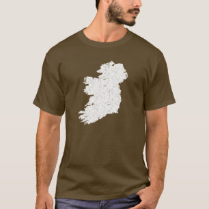 Vintage Irish Map Mens T-Shirt