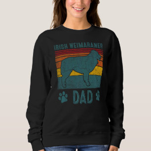 Vintage Irish Miniature American Shepherd Dad Sweatshirt