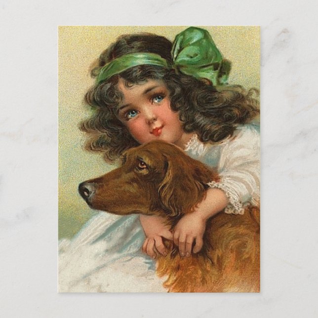 Vintage Irish Setter Postcards (Front)