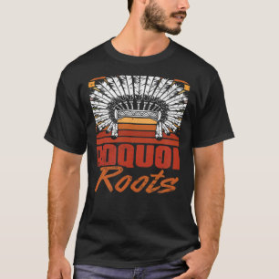 Vintage Iroquois Roots  Native Pride American Indi T-Shirt
