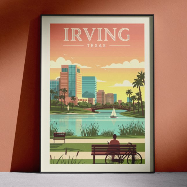 Vintage Irving Texas Poster (Creator Uploaded)