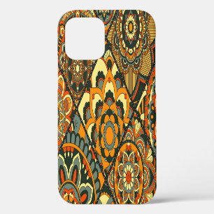 Vintage Islamic motifs, decorative seamless. iPhone 12 Case